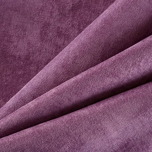 Ткань портьерная канвас 14-02-05020 фиалковый однотонный