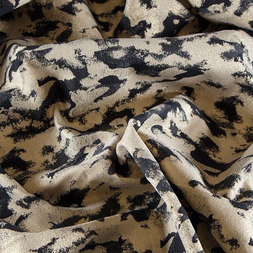 Жаккард 017-12123 золотисто-черный