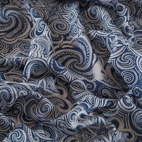 Батист 003-16127 белый принтованный