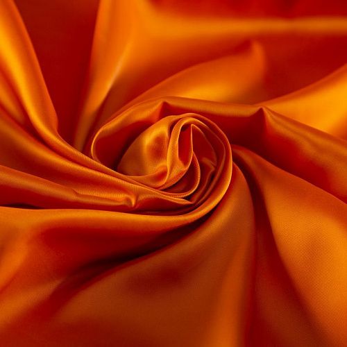Ткань подкладочная стрейч 045-20361 хурма однотонный