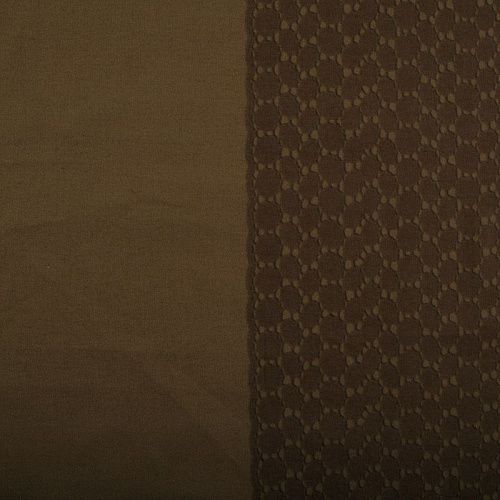 Батист Marni 003-16110 коричневый хаки принтованный