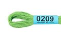 Нитки для вышивания Gamma мулине 8 м 0209 светло-зеленый