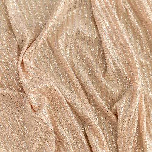 Трикотаж-лапша 1120-341-056-0030 пудровый с напылением