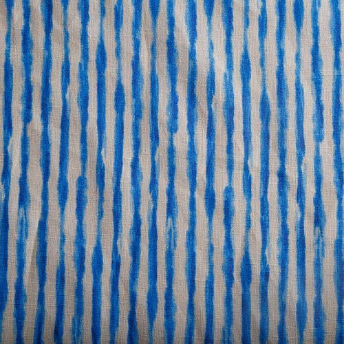 Лен натуральный 035-14632 молочный принтованный